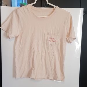 Everlane 100% human tee shirt.